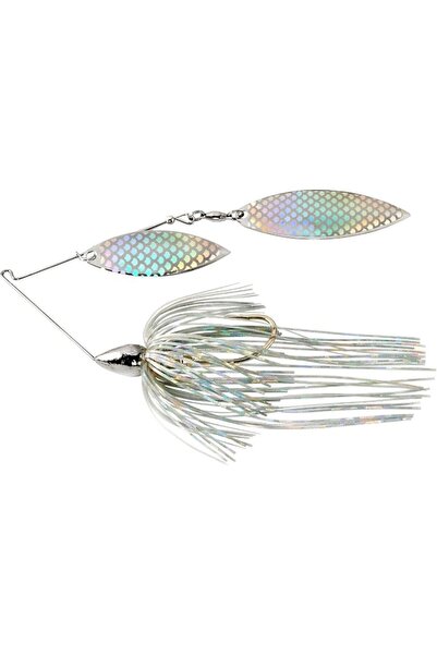 WAR EAGLE CUSTOM LURES طعم صيد سمك سبينر بيت بإطار من النيكل من وور إيجل