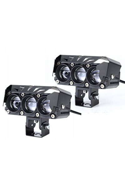 BDS LUMINĂ DE LUCRU HALOGEN CU RAZĂ LUNGĂ DE ACȚIUNE LED CU 2 CULORI 60W 2 BUC.