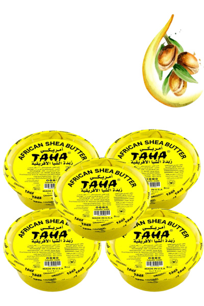 TAHA 5 قطع من زبدة الشيا الأمريكية الأفريقية 8 أونصة