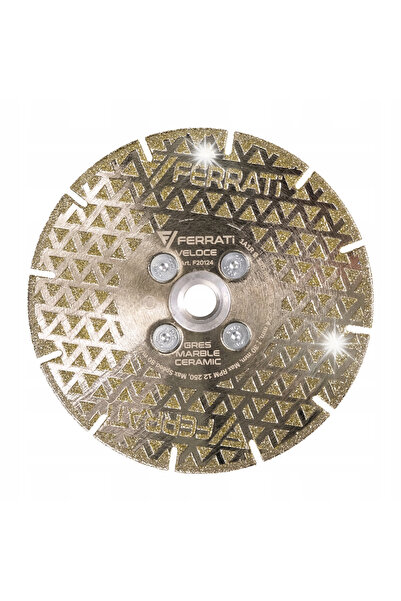 FERRATI 1AIR VELOCE 125x22 M14F disc diamantat pentru tăierea și șlefuirea po...