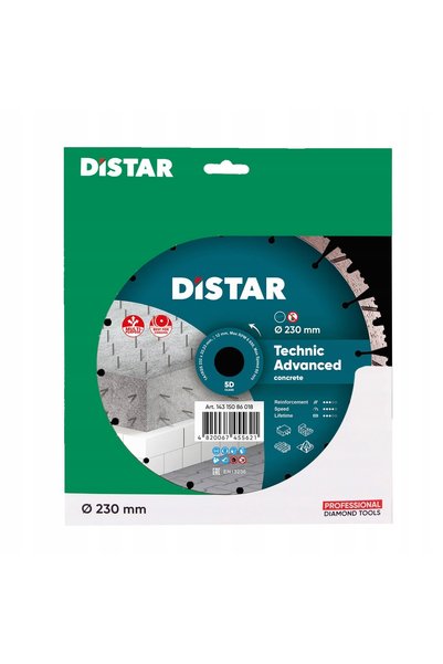 Distar Disc diamantat de tăiere 1A1RSS 232 Technic Cuburi de beton avansate