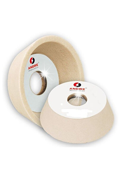 Andre Disc abraziv conic tip cupă 150/114x50x32mm ALB 520089