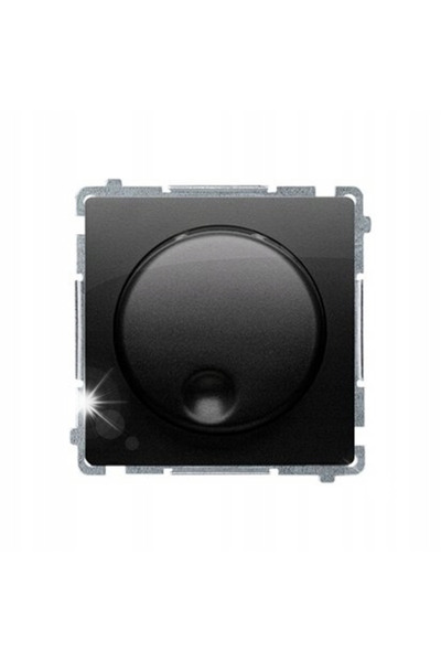 Kontakt-Simon SIMON BASIC DIMMER ROTATIV CU BUTON 20–500 W NEGRU