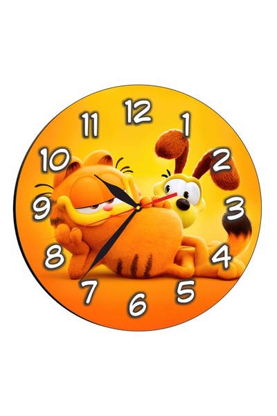 OEM Ceas Disney Garfield, Lemn, 30 cm, CSDUV166
