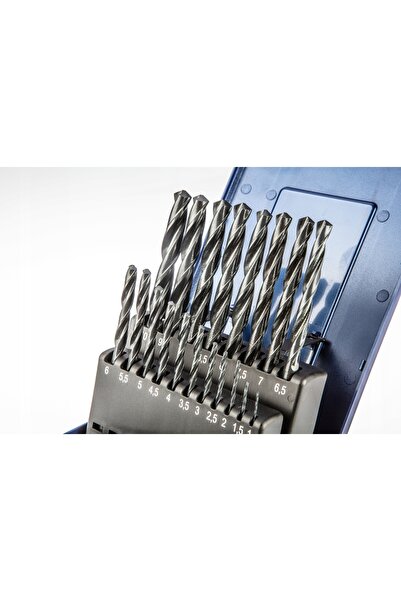BAILDON Set de burghie pentru metal 19 piese. Poliție