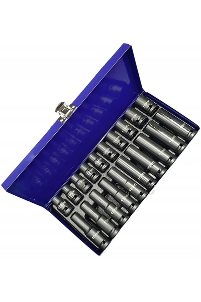 Falon Tech Set de chei tubulare de impact 1/2'' 10-19MM 20EL