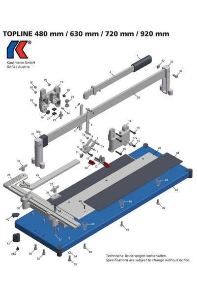 KAUFMANN TopLine 10.425.01 set de rulmenți pentru freză
