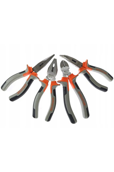 richmann Clești 160MM KPL, set 4 bucăți, clești diagonali, cu vârf curbat, co...