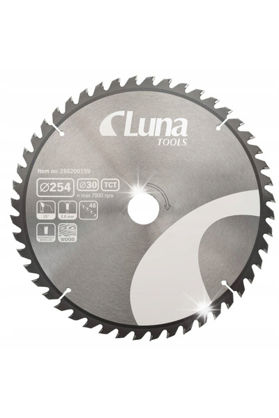 Luna FIERĂSTRĂU CU DISC TCT 254X30MM Z48 STANDARD 286200159