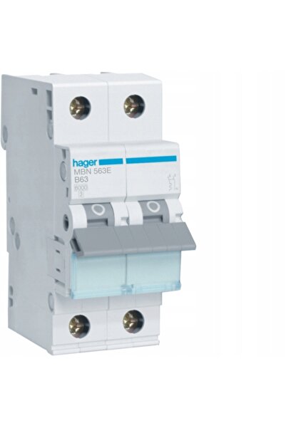 hager Disjunctor MCB 1P+N B63A MBN563E