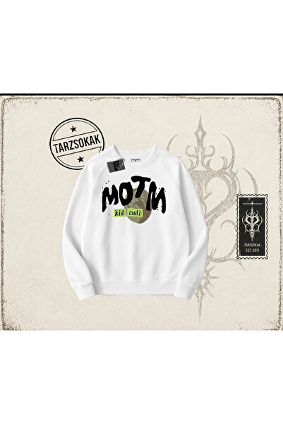 Tarzsokak Unisex Kid Cudi Man Of The Moon Oversize Unisex Dukserica sa okrugl...