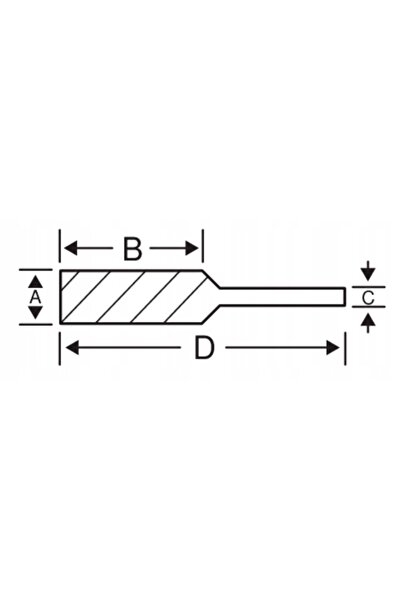 Abraboro Freză metalică profesională tip C 16 x 70/25 - Freză cilindrică TCT