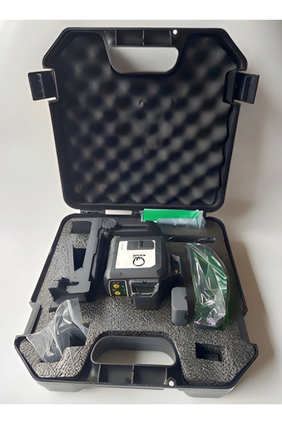 Medid KIT NIVELĂ LASER VERDE 3D, RAZĂ DE ACȚIUNE 30M, VALIZĂ, OCULARE, ȚINTĂ,...