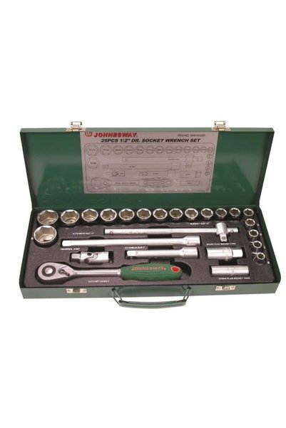 Jonnesway 25cz. Set de chei cu clichet 10-32mm 1/2 inch