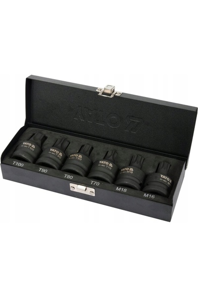 NO BRAND Set de chei YATO TORX cu tijă canelată, 6 piese