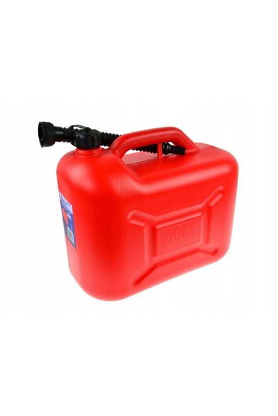 GEKO CANISTRU DE PLASTIC PENTRU MOTORINĂ, ULEI, APĂ 20L + PIPĂ G03242