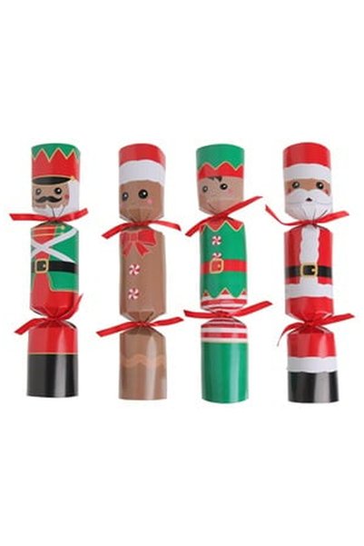 OEM Christmas Crackers 4 Figurines - 4pcs