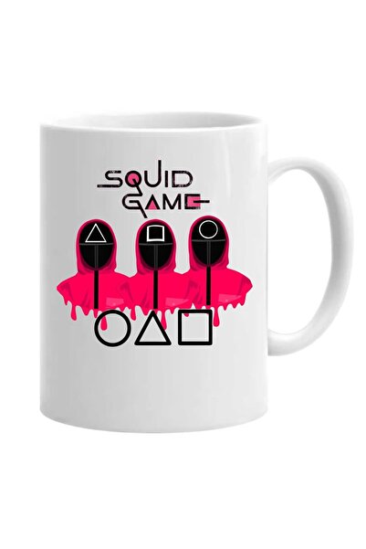 OEM Cană, Albă, Squid Games, 350 ml, CDUV058