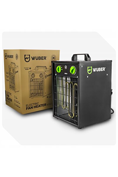 wüber Aerotermă electrică puternică 3KW cu termostat 3000W
