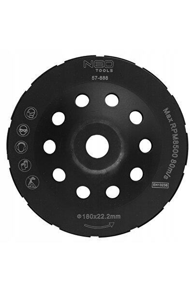 NEO Tools NEO DISC DE ȘLEFUIT CU DIAMANT 180x22,2x5 mm, SEGMENT DUBLA 57-888