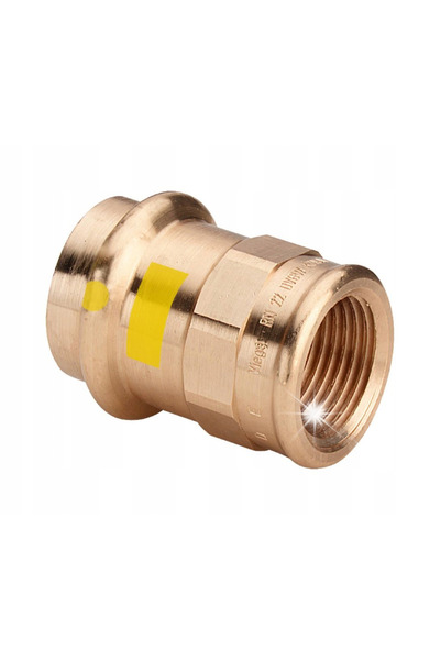 DIAMOND Racord presat 3/4 " x 18, tip Viega Profipress, din cupru, pentru gaz