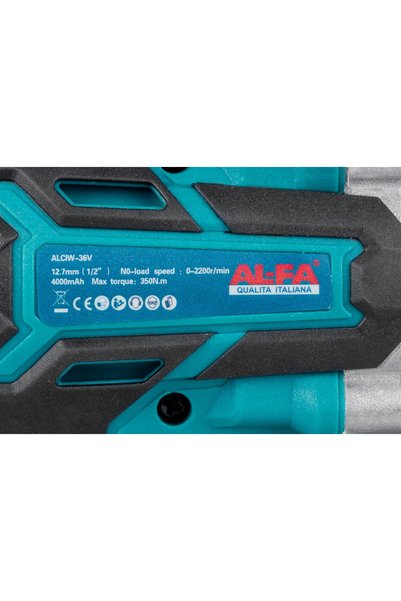 AL-FA CHEIE DE IMPULS FĂRĂ FIR CU MOTOR CU PERIENI 2 BATERII 3AH 24V 800Nm