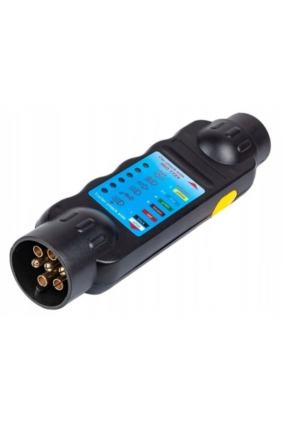 NO BRAND Tester priză și mufă pentru lumini de remorcă 7/13