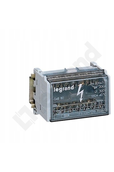 Legrand BLOC DE DISTRIBUȚIE MODULAR 4M 2P 100A - 6 TERMINALE 400401