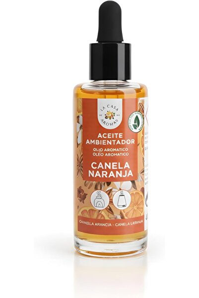 La Casa De Los Aromas Cinnamon & Orange Essential Oil Air Freshener 48 ml | Z...