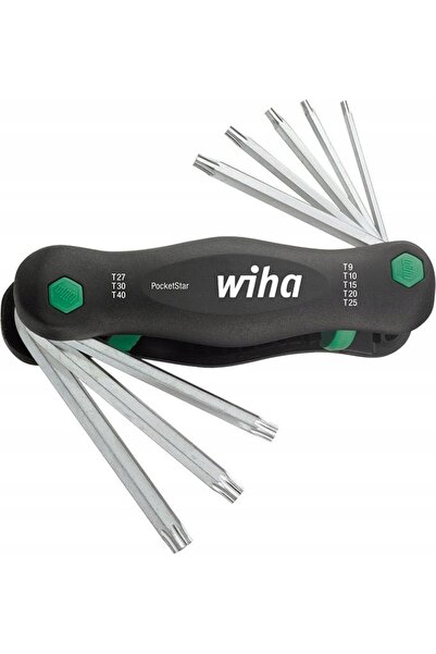 wiha Set de chei Torx în suport Pocketstar, fosforizate T9 - T40