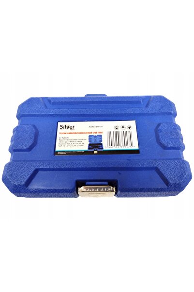 Silver NASADKI EXTRACTOARE PENTRU PIULTE DE ȘURUB DETERIORATE 15 EL 6-19mm