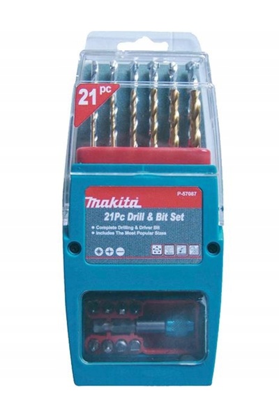 Makita SET DE BROȘE DE GĂURIT 21 BUCĂȚI P-30829
