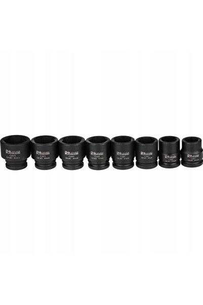 NO BRAND Set de chei tubulare de impact 3/4, 8 piese, 24-41mm C4023