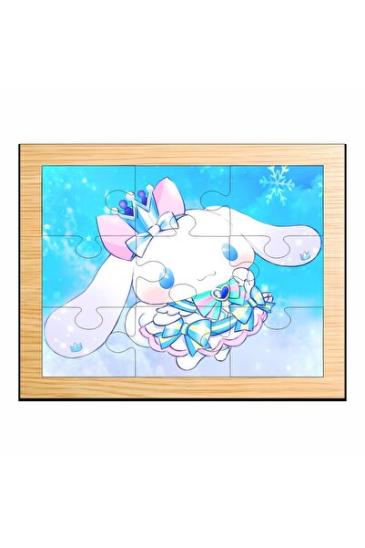 OEM Puzzle din lemn, Cinnamoroll, 9 piese, Multicolor, 15×12 cm, PDUV079