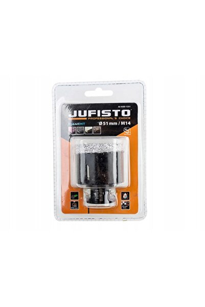 NO BRAND Coroană diamantată 51mm M14 pentru chit de gresie și faianță JUFISTO
