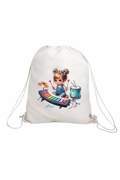 OEM Rucsac pentru copii, Grădiniță, Muzician în miniatură, 43×34 cm, RGR037