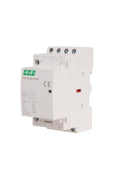 F&F DİZAYN Contactor electromagnetic modular pentru șină DIN TH35 25A 230V F&F