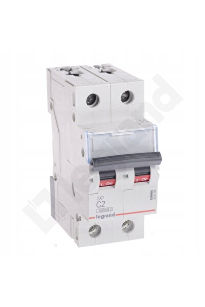 Legrand Disjunctor S 312 2P C2A 10kA TX3 404198