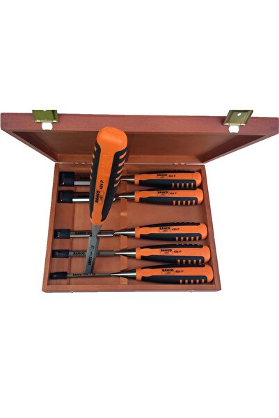 Bahco Set de dălți pentru lemn 6-26 mm