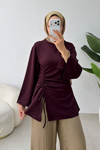 zhrcelebi Drape Detaylı Tunik - MÜRDÜM