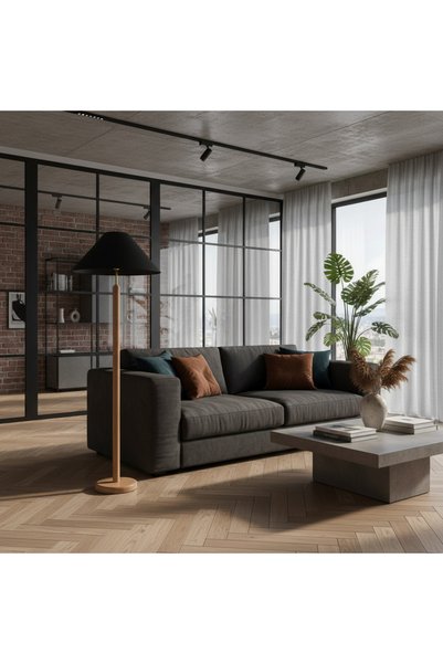 VENÜS NOVA VENÜS AUVA | AHŞAP SERİSİ | MODERN NATUREL RENGİ LAMBADER | İSKAND...