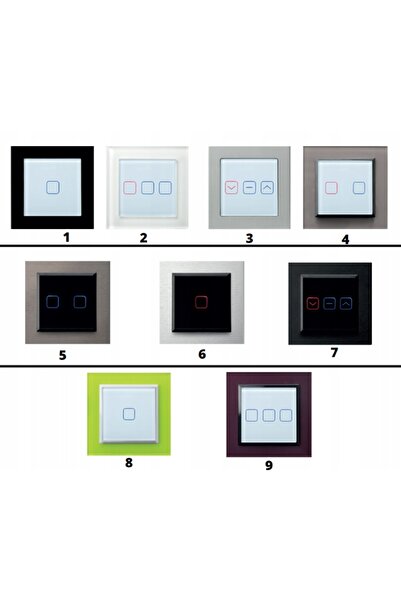 OSPEL Conector tactil pentru SHUTTER SONATA TOUCH ŁPD-7RS/m/31 STICLĂ ALBĂ