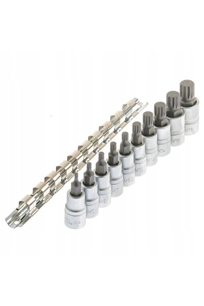 Klokkerholm CAPETE DE CHEIE CU CANELURI XZN SPLINE M4-M18 CU CAP DE 1/2''