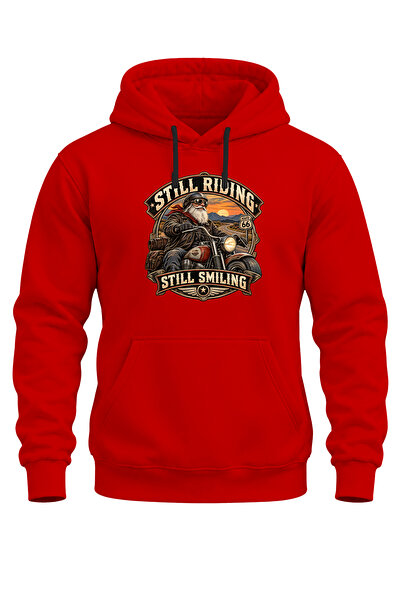 The Baski Route 66 Vintage Motorcycle Printed Unisex Regular Fit 3 Thread Thi...