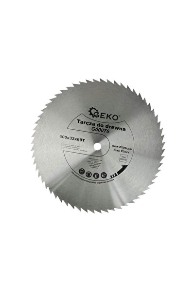 GEKO Pânză de ferăstrău circular pentru lemn 600x32 60zeby disc