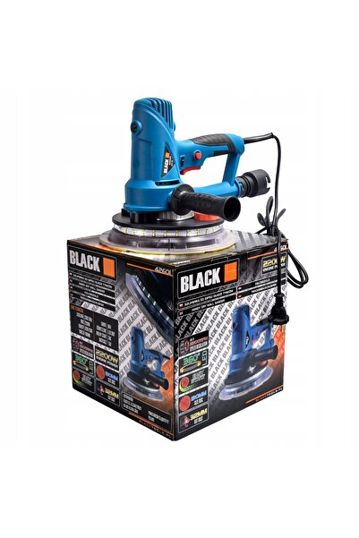 BLACK Polizor pentru gips-carton, pereți și tavane, LED 360 °   + 6x HÂRTIE