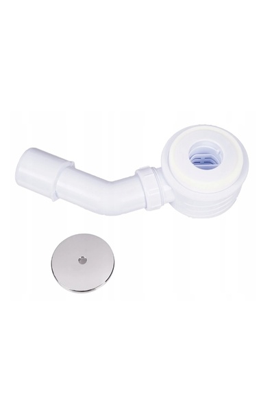 JANO Dop de chiuvetă cu bule, diametru 50mm, cromat, profil jos - doar 60mm H...
