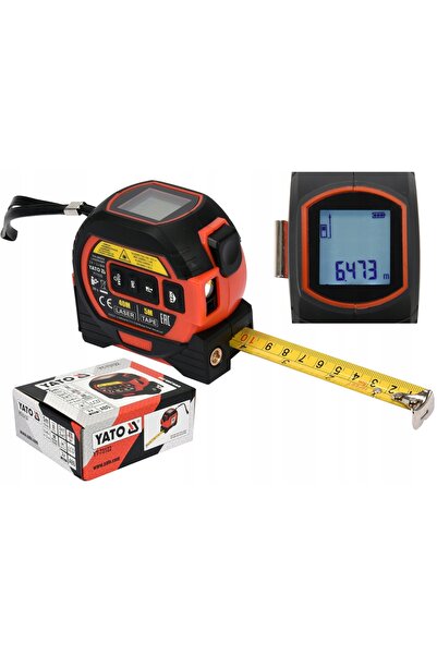 yato Nivelă laser 40 m cu bandă de măsurare de 5 m și laser în cruce YT-73122