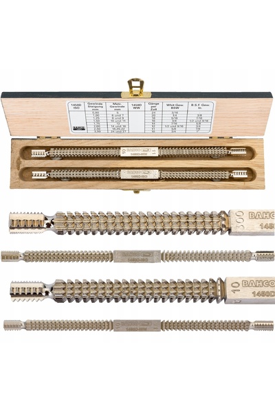 Bahco Set de pile pentru restaurarea filetelor, 2 piese