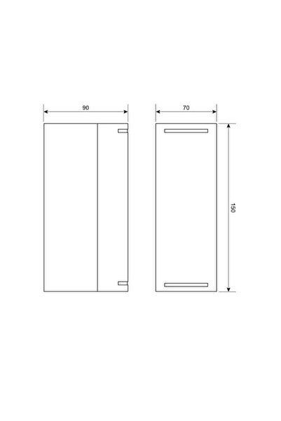 NO BRAND Aplică de perete pentru grădină 2xGU10 pentru LED Q9